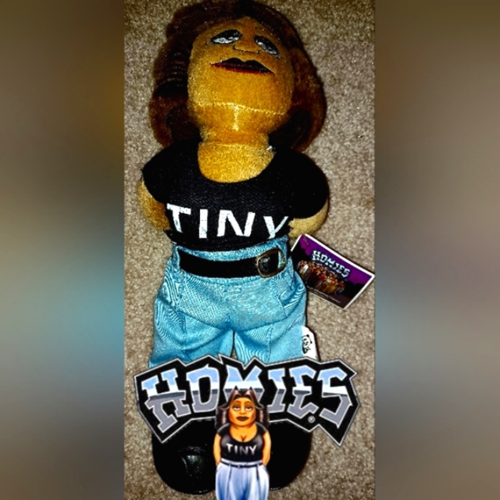 2001 "HOMIES" Rare "La Tiny" PLUSH Doll In Perfect Condition with TAGZ